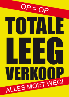 Totale uitverkoop